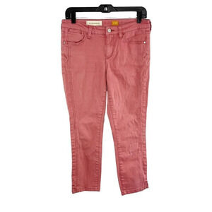 Pilcro - Anthropologie Salmon Stet Cropped Capri Jeans Women's Waist Size 28